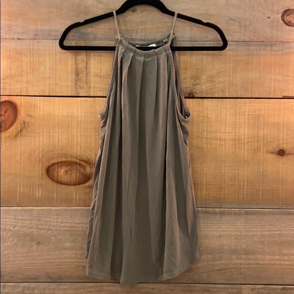 Green Envelope LA | Olive Green Tank Top